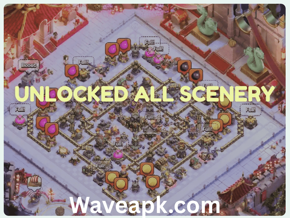 clash of clans mod apk - waveapk